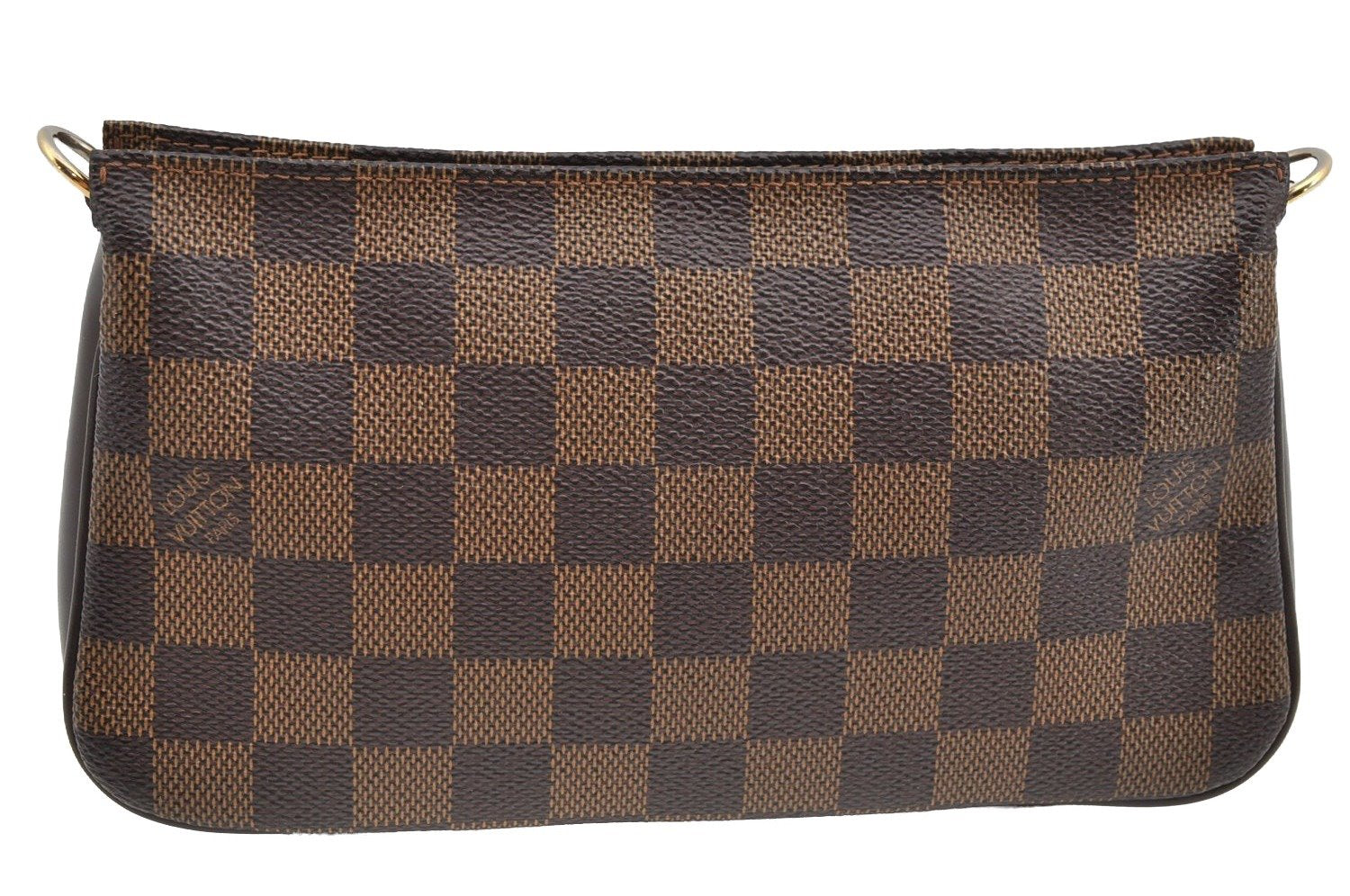 Authentic Louis Vuitton Damier Navona Hand Bag Pouch Purse N51983 LV 2849I