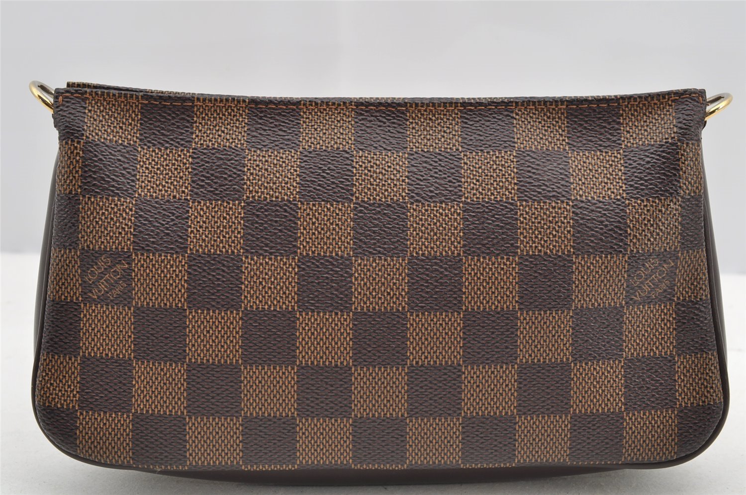 Authentic Louis Vuitton Damier Navona Hand Bag Pouch Purse N51983 LV 2849I