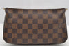 Authentic Louis Vuitton Damier Navona Hand Bag Pouch Purse N51983 LV 2849I