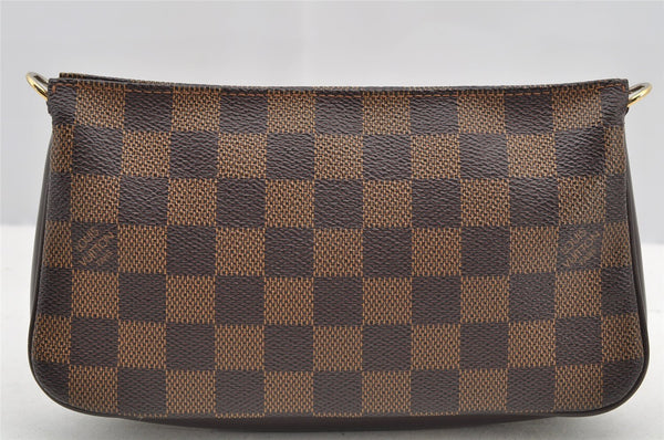 Authentic Louis Vuitton Damier Navona Hand Bag Pouch Purse N51983 LV 2849I