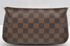 Authentic Louis Vuitton Damier Navona Hand Bag Pouch Purse N51983 LV 2849I