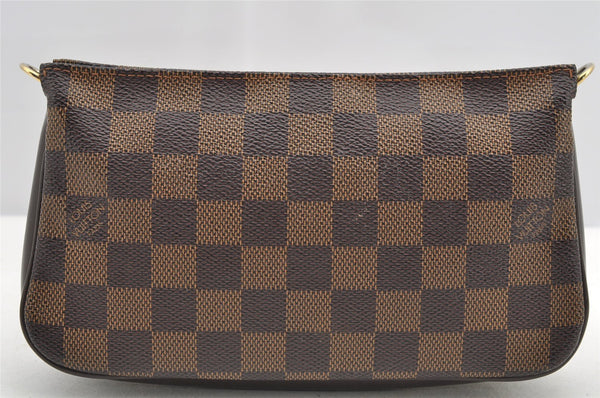 Authentic Louis Vuitton Damier Navona Hand Bag Pouch Purse N51983 LV 2849I