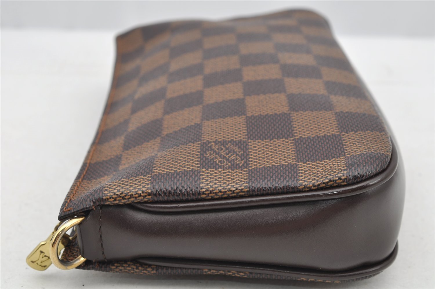 Authentic Louis Vuitton Damier Navona Hand Bag Pouch Purse N51983 LV 2849I
