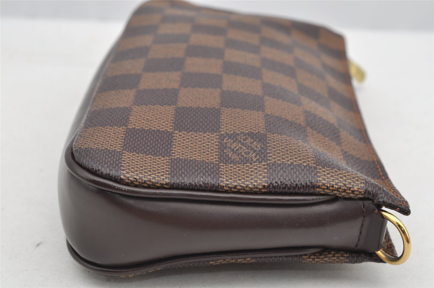 Authentic Louis Vuitton Damier Navona Hand Bag Pouch Purse N51983 LV 2849I