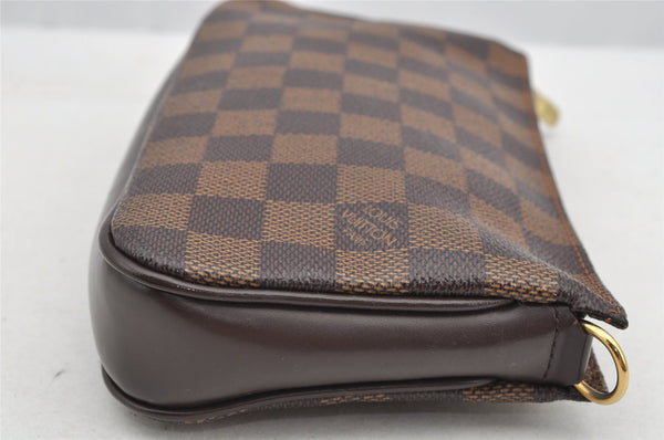 Authentic Louis Vuitton Damier Navona Hand Bag Pouch Purse N51983 LV 2849I