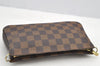 Authentic Louis Vuitton Damier Navona Hand Bag Pouch Purse N51983 LV 2849I