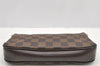 Authentic Louis Vuitton Damier Navona Hand Bag Pouch Purse N51983 LV 2849I