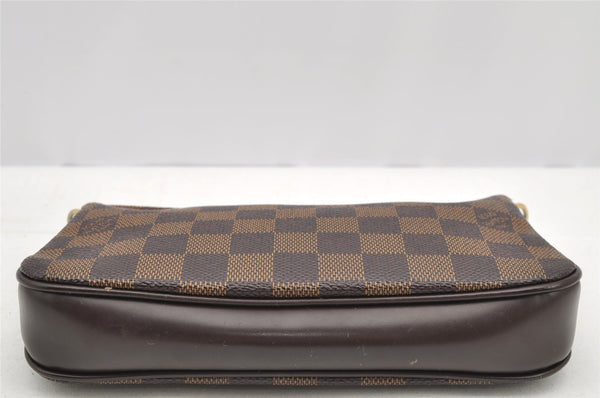 Authentic Louis Vuitton Damier Navona Hand Bag Pouch Purse N51983 LV 2849I