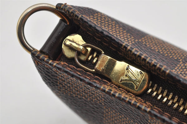 Authentic Louis Vuitton Damier Navona Hand Bag Pouch Purse N51983 LV 2849I