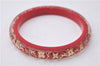 Authentic Louis Vuitton Uncle John TPM Bangle Bracelet Red M65578 LV 2850D