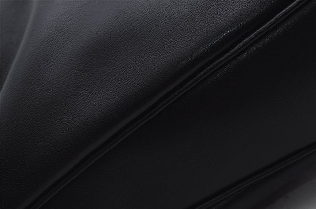 Authentic GUCCI Bamboo Vintage 2Way Shoulder Tote Bag Leather Black Junk 2850E