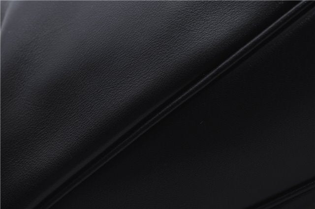 Authentic GUCCI Bamboo Vintage 2Way Shoulder Tote Bag Leather Black Junk 2850E