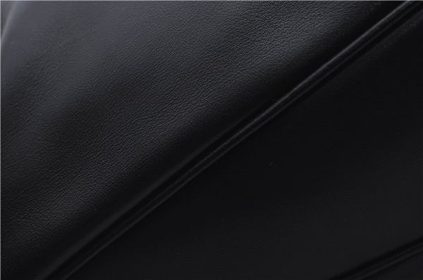 Authentic GUCCI Bamboo Vintage 2Way Shoulder Tote Bag Leather Black Junk 2850E