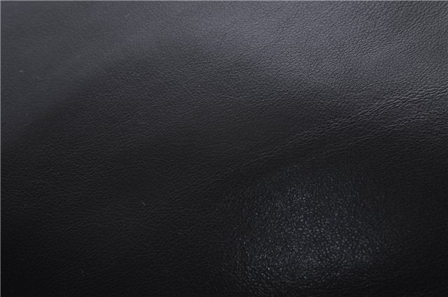 Authentic GUCCI Bamboo Vintage 2Way Shoulder Tote Bag Leather Black Junk 2850E