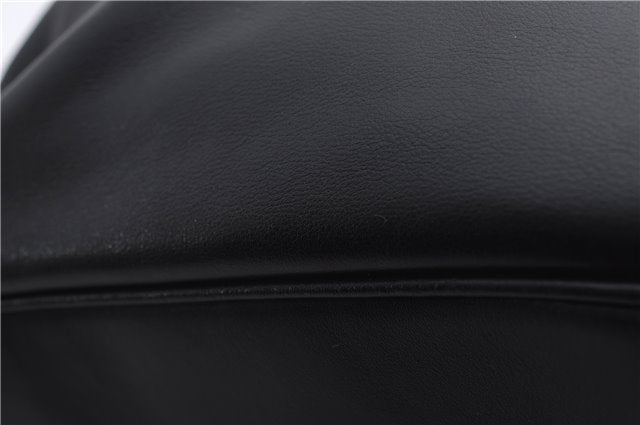 Authentic GUCCI Bamboo Vintage 2Way Shoulder Tote Bag Leather Black Junk 2850E