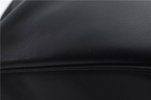 Authentic GUCCI Bamboo Vintage 2Way Shoulder Tote Bag Leather Black Junk 2850E