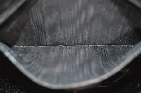 Authentic GUCCI Bamboo Vintage 2Way Shoulder Tote Bag Leather Black Junk 2850E