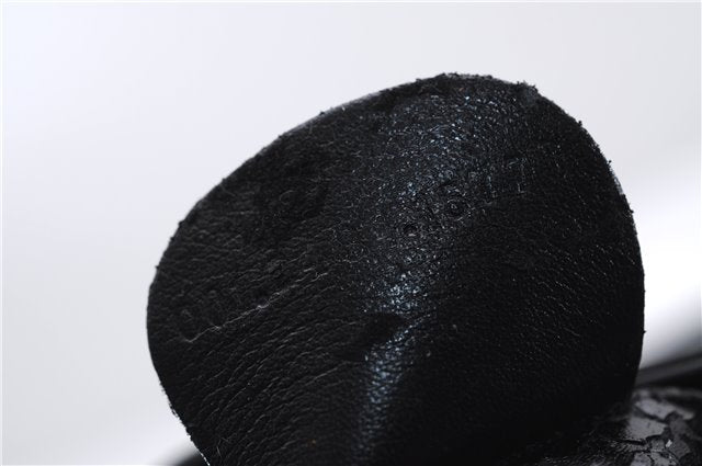 Authentic GUCCI Bamboo Vintage 2Way Shoulder Tote Bag Leather Black Junk 2850E