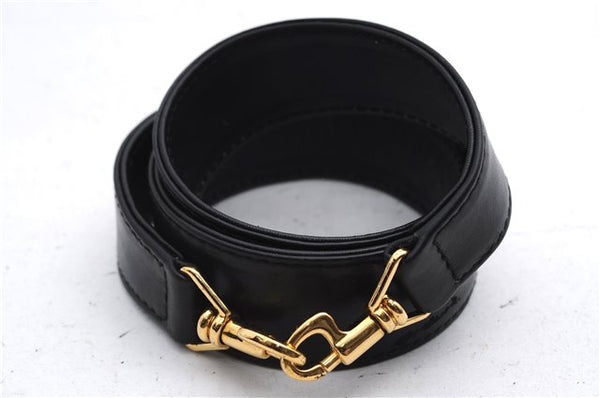 Authentic GUCCI Bamboo Vintage 2Way Shoulder Tote Bag Leather Black Junk 2850E