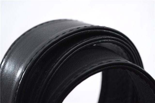 Authentic GUCCI Bamboo Vintage 2Way Shoulder Tote Bag Leather Black Junk 2850E