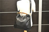 Authentic GUCCI Bamboo Vintage 2Way Shoulder Tote Bag Leather Black Junk 2850E