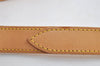 Authentic Louis Vuitton Leather Shoulder Strap Beige 49.6" LV 2850I