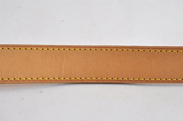 Authentic Louis Vuitton Leather Shoulder Strap Beige 49.6" LV 2850I