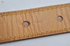 Authentic Louis Vuitton Leather Shoulder Strap Beige 49.6" LV 2850I