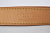 Authentic Louis Vuitton Leather Shoulder Strap Beige 49.6" LV 2850I