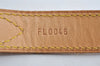 Authentic Louis Vuitton Leather Shoulder Strap Beige 49.6" LV 2850I