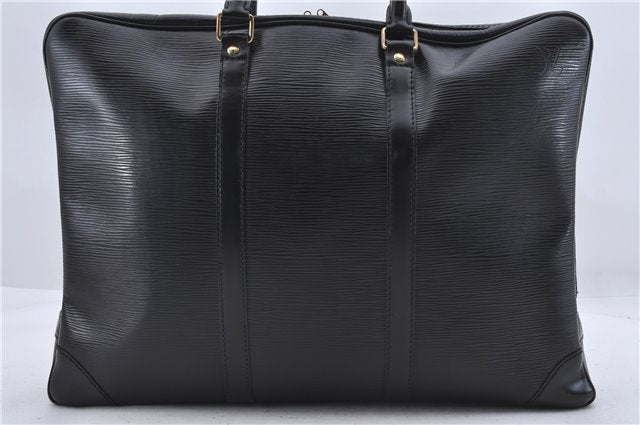 Auth Louis Vuitton Epi Porte Documents Voyage Briefcase Black M59162 LV 2851D