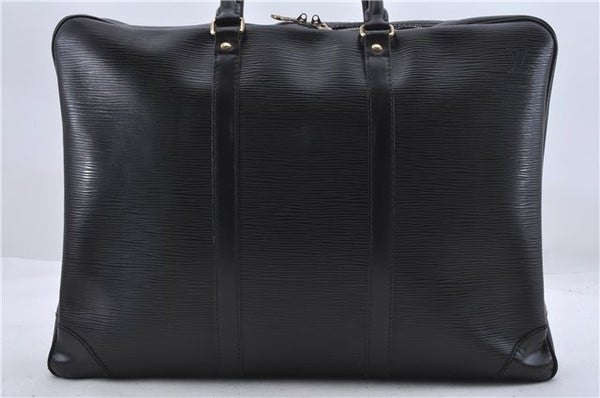 Auth Louis Vuitton Epi Porte Documents Voyage Briefcase Black M59162 LV 2851D