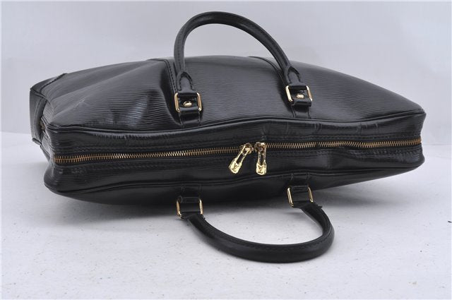 Auth Louis Vuitton Epi Porte Documents Voyage Briefcase Black M59162 LV 2851D