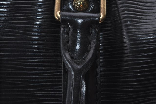 Auth Louis Vuitton Epi Porte Documents Voyage Briefcase Black M59162 LV 2851D