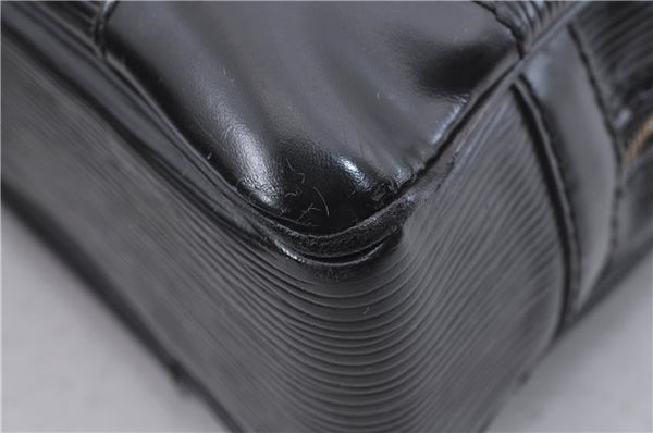 Auth Louis Vuitton Epi Porte Documents Voyage Briefcase Black M59162 LV 2851D