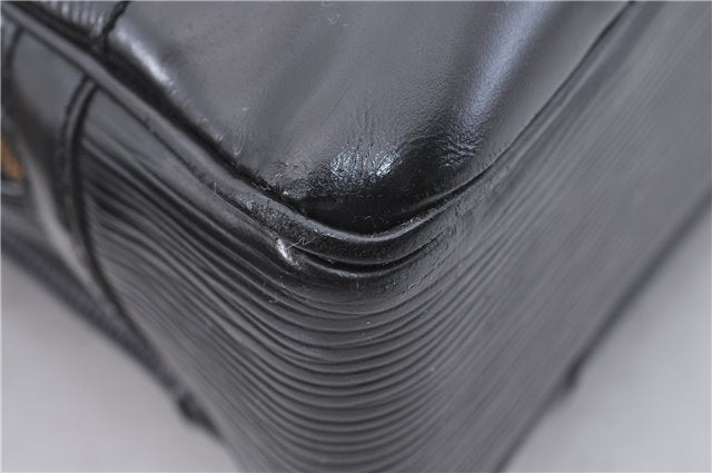 Auth Louis Vuitton Epi Porte Documents Voyage Briefcase Black M59162 LV 2851D