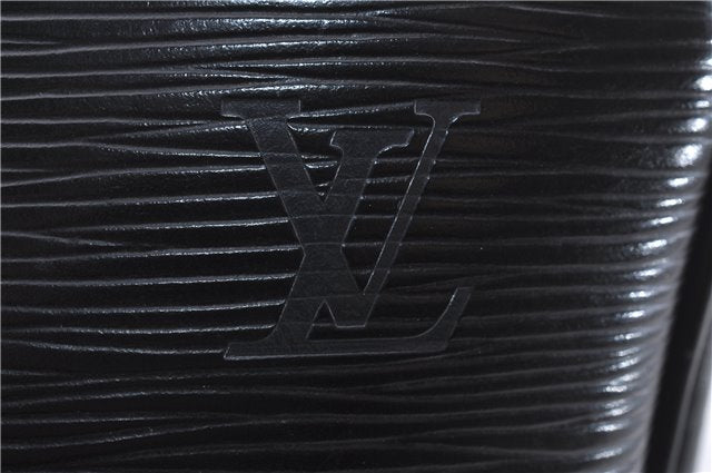 Auth Louis Vuitton Epi Porte Documents Voyage Briefcase Black M59162 LV 2851D