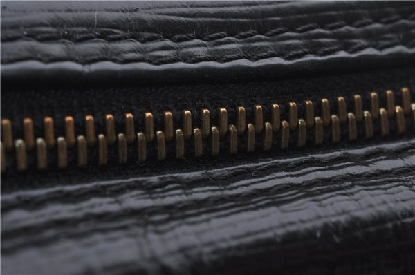 Auth Louis Vuitton Epi Porte Documents Voyage Briefcase Black M59162 LV 2851D