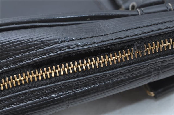 Auth Louis Vuitton Epi Porte Documents Voyage Briefcase Black M59162 LV 2851D