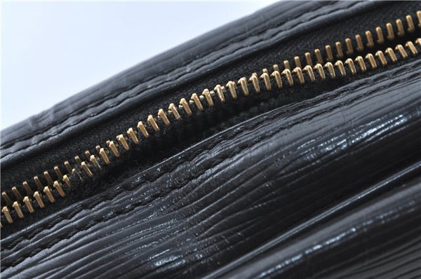 Auth Louis Vuitton Epi Porte Documents Voyage Briefcase Black M59162 LV 2851D