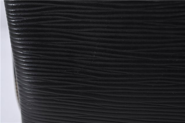 Auth Louis Vuitton Epi Porte Documents Voyage Briefcase Black M59162 LV 2851D