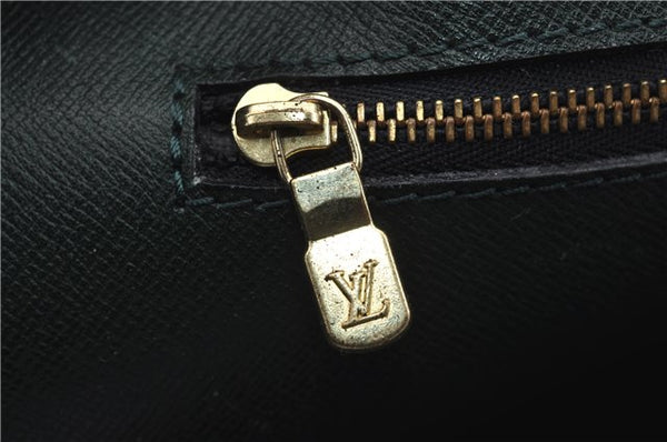 Auth Louis Vuitton Epi Porte Documents Voyage Briefcase Black M59162 LV 2851D