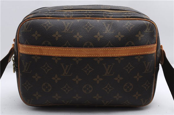 Authentic Louis Vuitton Monogram Reporter PM Shoulder Cross Bag M45254 LV 2851E