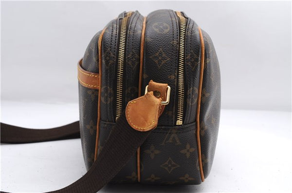 Authentic Louis Vuitton Monogram Reporter PM Shoulder Cross Bag M45254 LV 2851E
