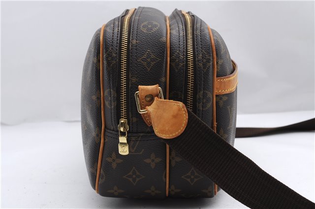 Authentic Louis Vuitton Monogram Reporter PM Shoulder Cross Bag M45254 LV 2851E