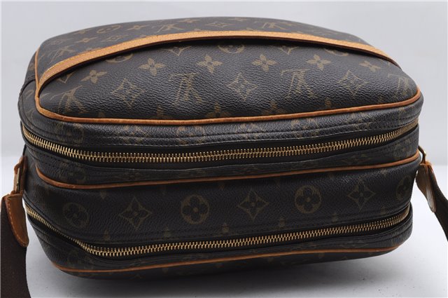 Authentic Louis Vuitton Monogram Reporter PM Shoulder Cross Bag M45254 LV 2851E