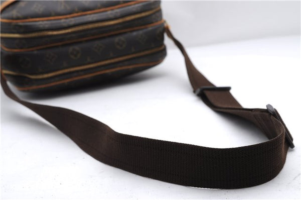 Authentic Louis Vuitton Monogram Reporter PM Shoulder Cross Bag M45254 LV 2851E