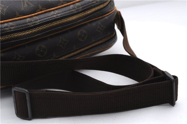 Authentic Louis Vuitton Monogram Reporter PM Shoulder Cross Bag M45254 LV 2851E