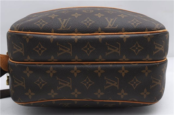 Authentic Louis Vuitton Monogram Reporter PM Shoulder Cross Bag M45254 LV 2851E