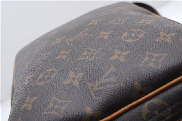 Authentic Louis Vuitton Monogram Reporter PM Shoulder Cross Bag M45254 LV 2851E